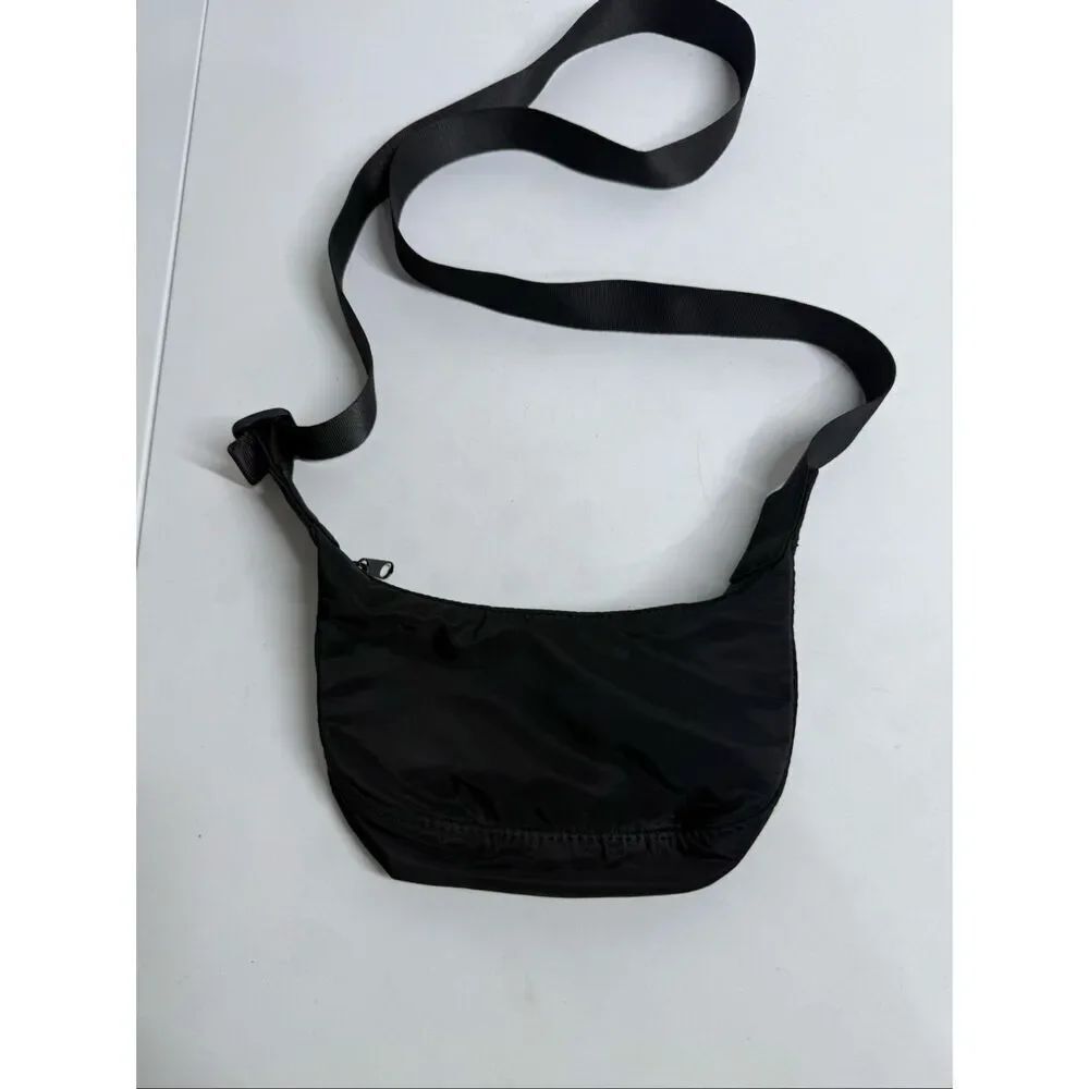 Black Nylon Women’s Crossbody Black Bag